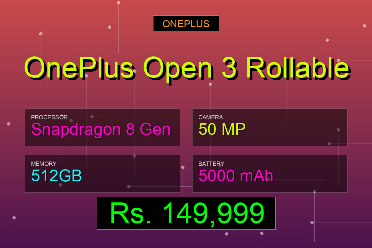 OnePlus Open 3 Rollable