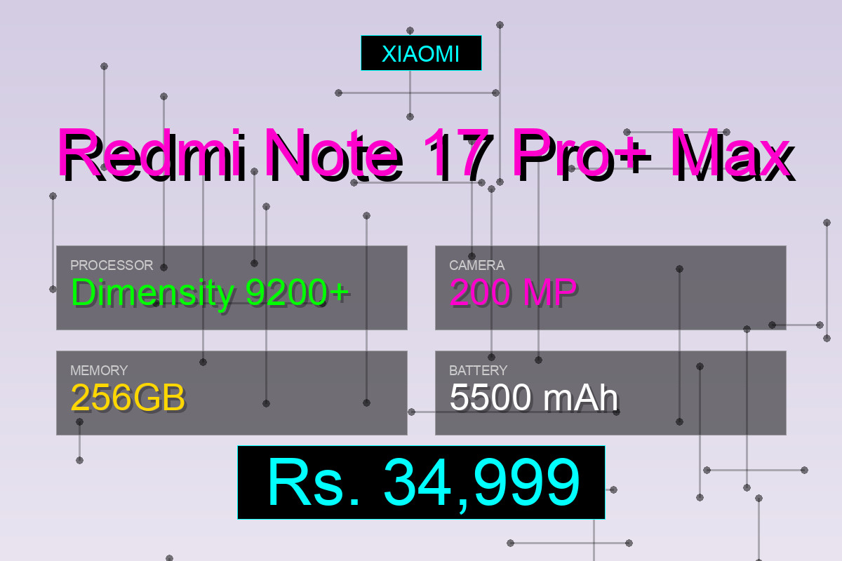 Redmi Note 17 Pro+ Max