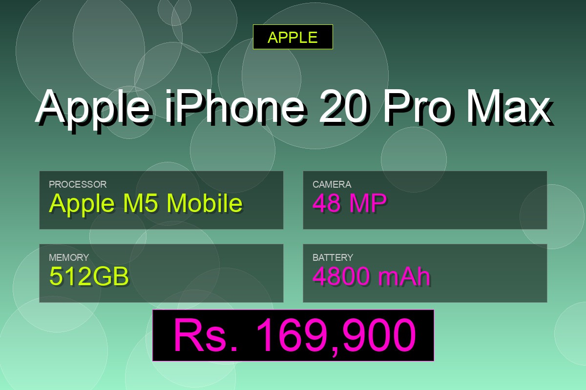 Apple iPhone 20 Pro Max