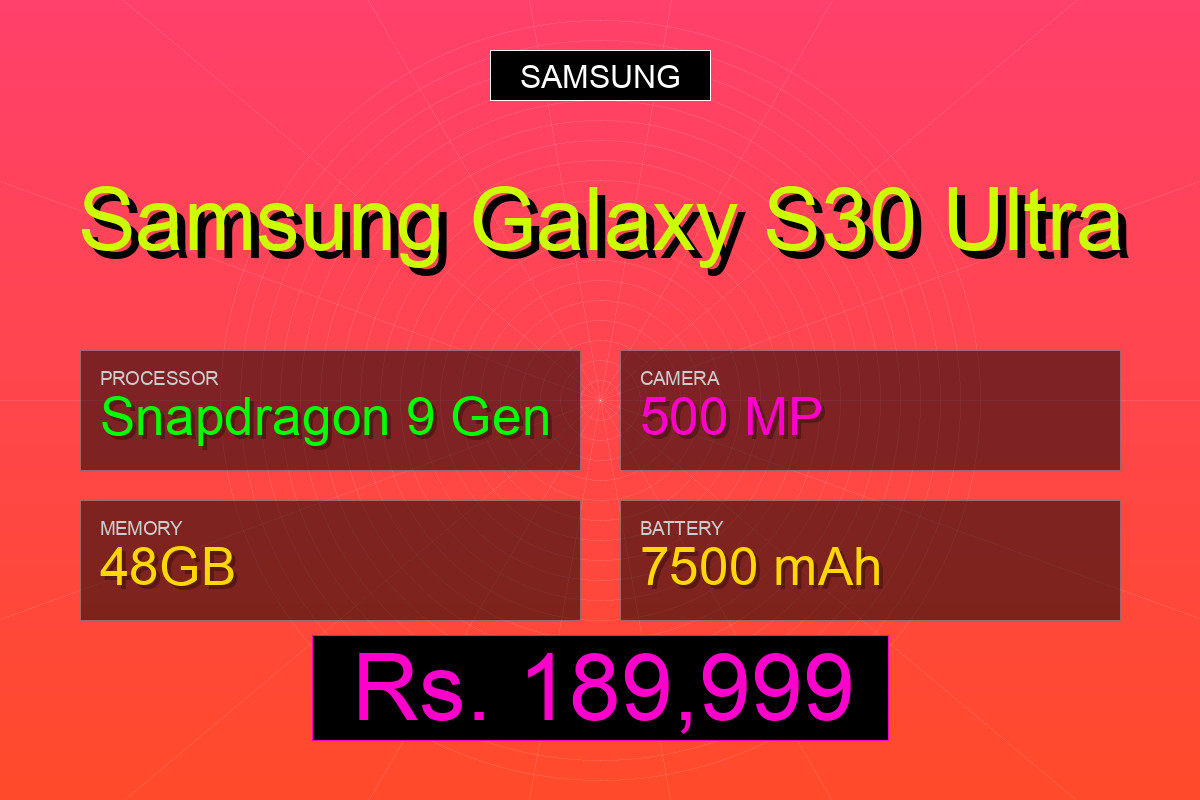 Samsung Galaxy S30 Ultra