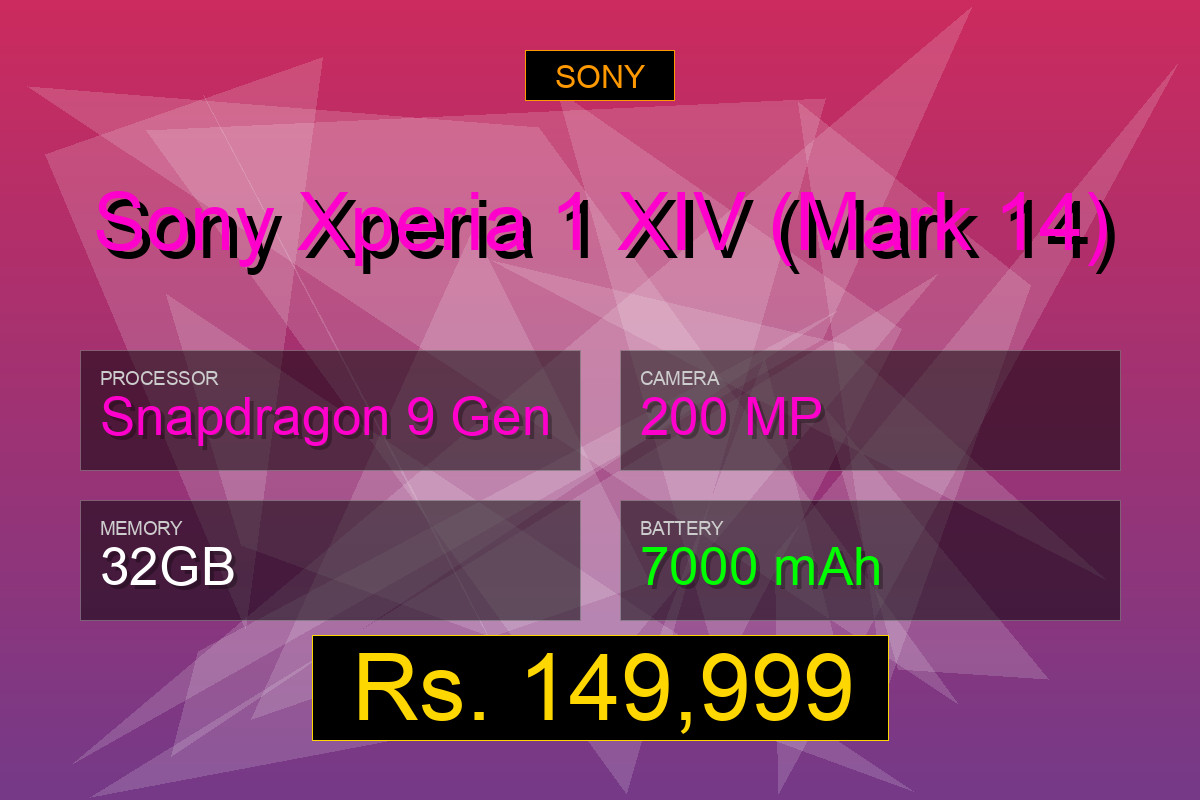Sony Xperia 1 XIV (Mark 14)