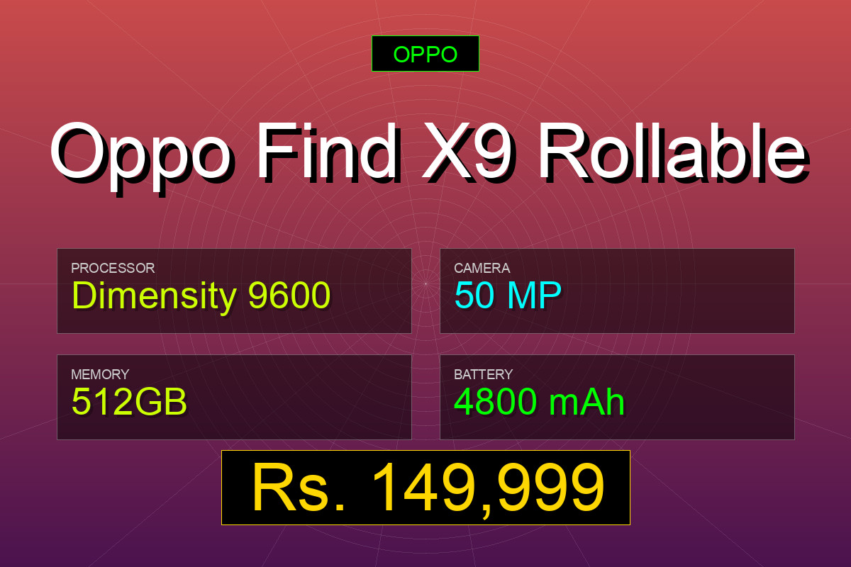 Oppo Find X9 Rollable