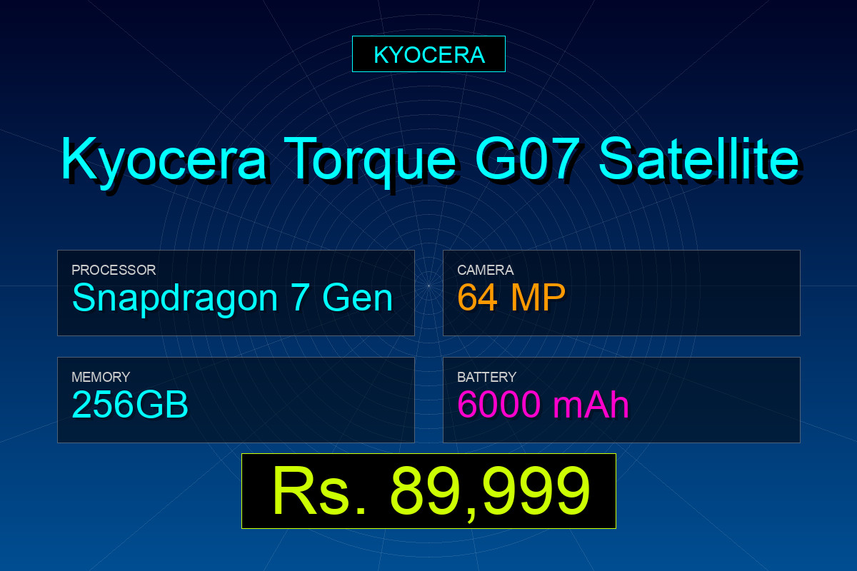 Kyocera Torque G07 Satellite